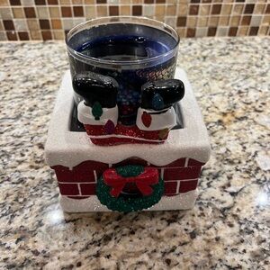 Bath & Body Works Santa Candle Holder